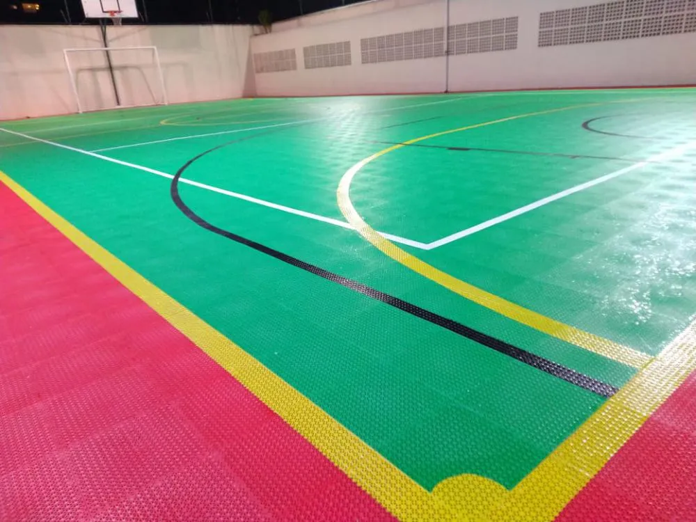 Piso Modular Quadra Esportiva